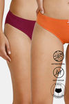 Zivame Anti-Microbial Low Rise Full Coverage Bikini Panty (Pack of 2) - Multicolor — thumbnail 1